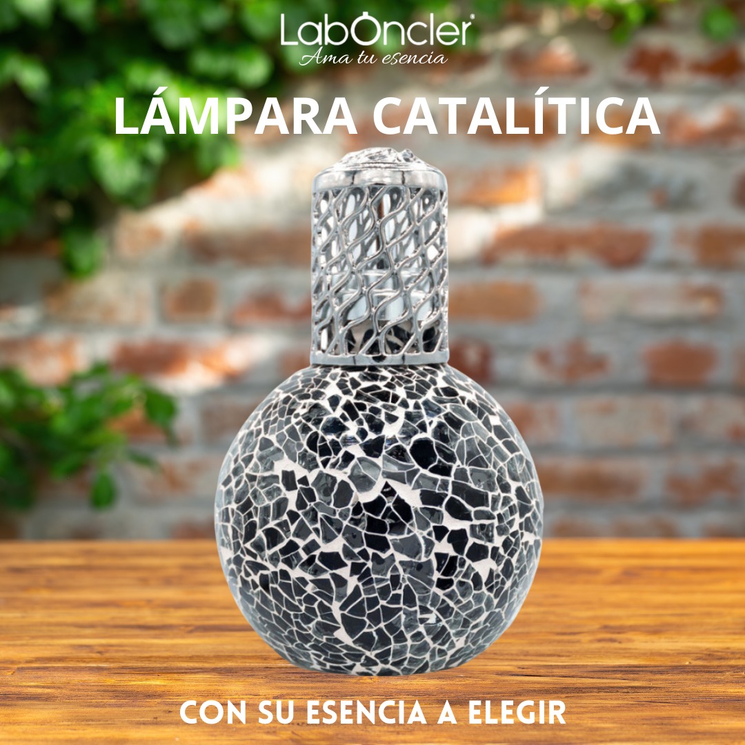 Lámpara Catalítica NEGRA+Esencia 200ml