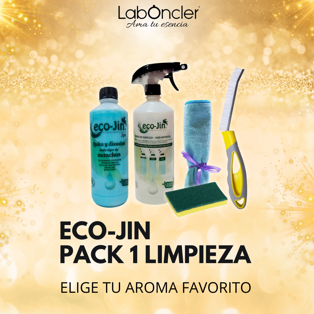 ECO-JIN Set DE Limpieza DE Alto Rendimiento. (1 SPA + 1 Botella para  Mezclas + 1 DISPENSADOR LAVAVAJILLAS + 1 BAYETA Microfibra)