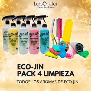 ECO-PACK DETERGENTE Gel Activo Laboncler+SUAVIZANTE Blume Poison Laboncler+  ECO-JIN 1L Aroma a elegir CON DIFUSOR