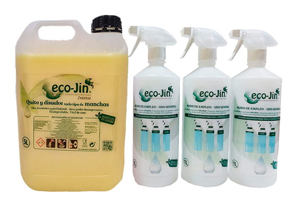 Pack eco-Jin 4 LIMPIEZA - Productos para la higiene y limpieza