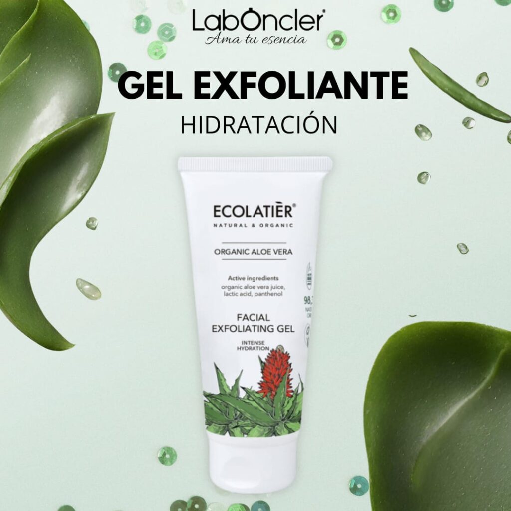ECOLATIER Gel Exfoliante Facial Hidratación Intensa Aloe Vera | Laboncler